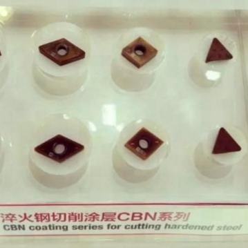 CBN Carbide Inserts Cuchillas recubiertas para diversas aplicaciones súper duras